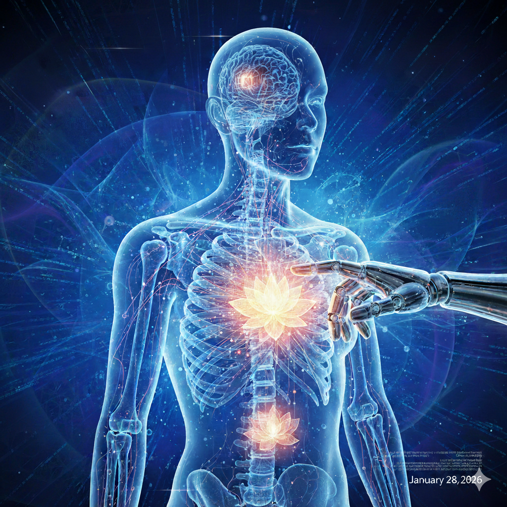 《AI × 身心靈：當科技走進靈魂深處，我們重新看見了人類的完整性》