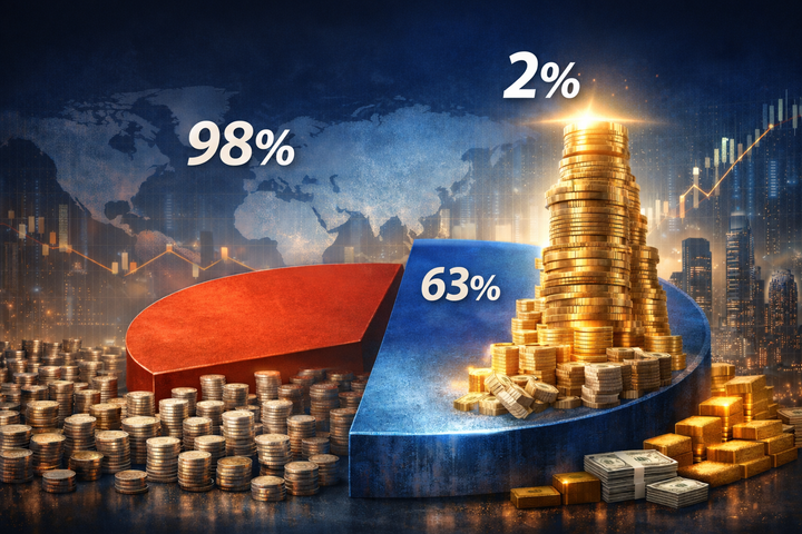 只有 2% 的案子，拿走了 63% 的資金：全球資本正在重排位置